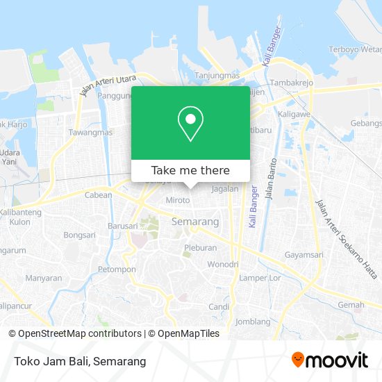 Toko Jam Bali map