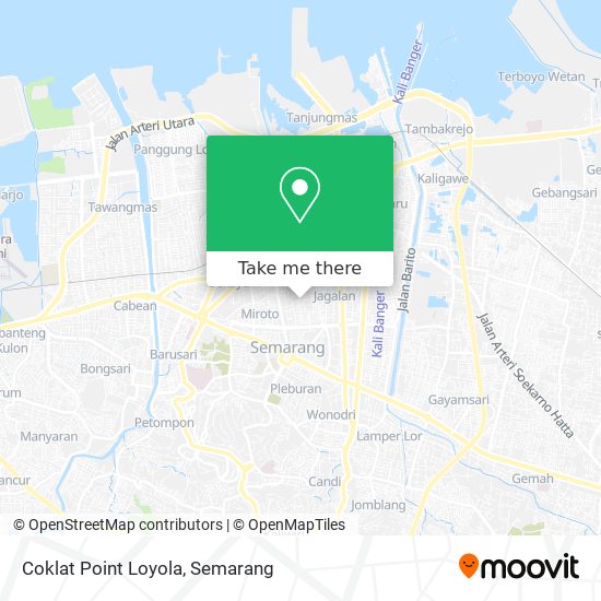 Coklat Point Loyola map