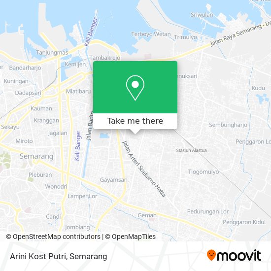 Arini Kost Putri map