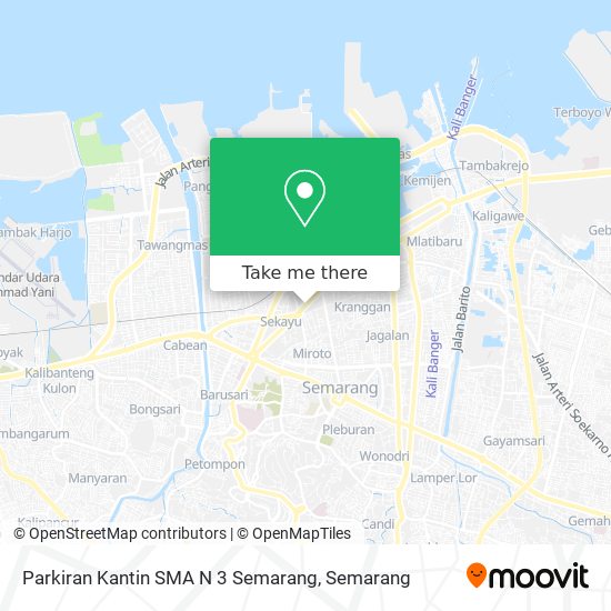 Parkiran Kantin SMA N 3 Semarang map