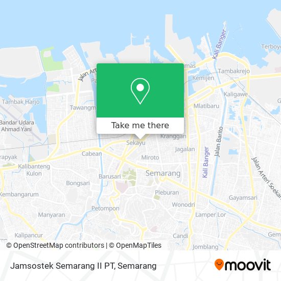 Jamsostek Semarang II PT map