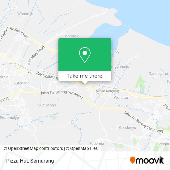 Pizza Hut map