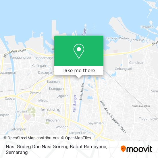 Nasi Gudeg Dan Nasi Goreng Babat Ramayana map