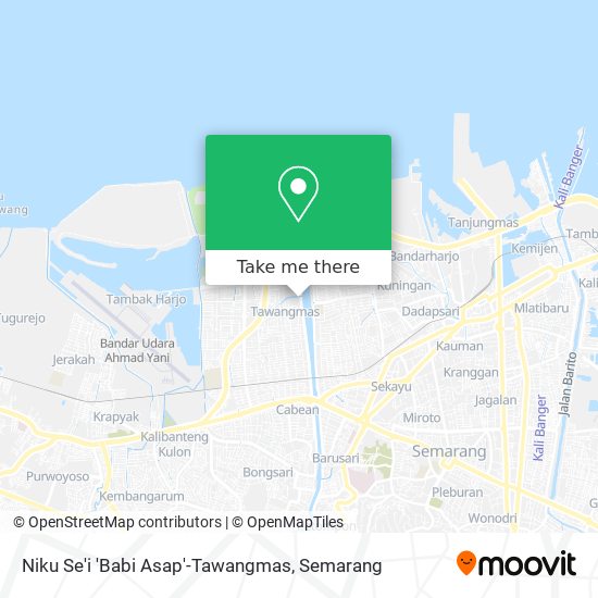 Niku Se'i 'Babi Asap'-Tawangmas map