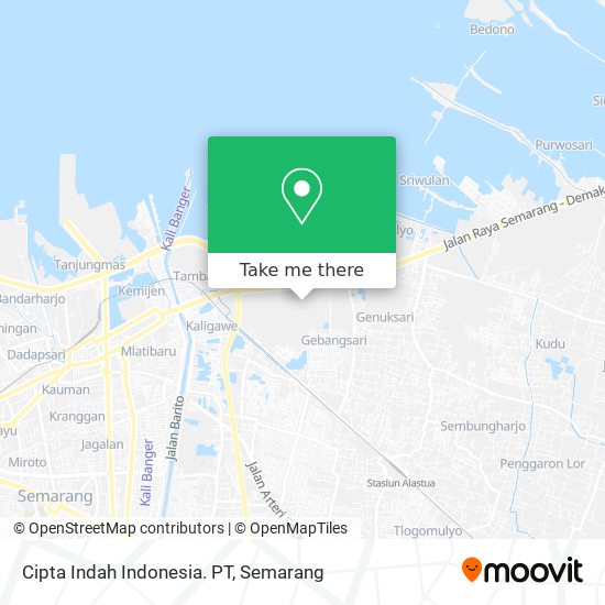 Cipta Indah Indonesia. PT map