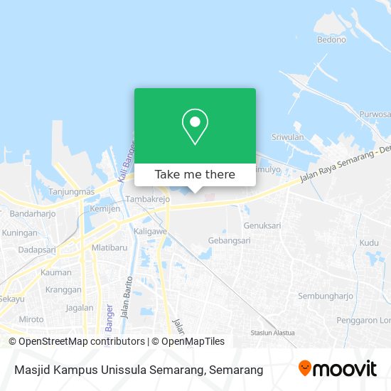 Masjid Kampus Unissula Semarang map