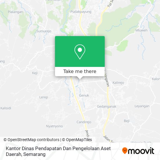 Kantor Dinas Pendapatan Dan Pengelolaan Aset Daerah map