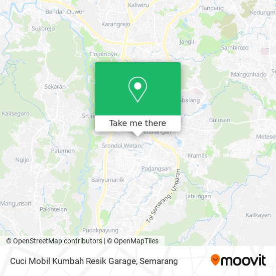 Cuci Mobil Kumbah Resik Garage map