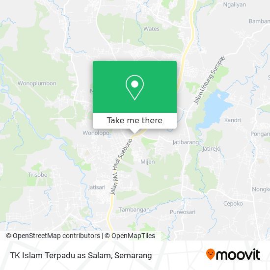 TK Islam Terpadu as Salam map