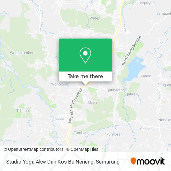 Studio Yoga Akw Dan Kos Bu Neneng map