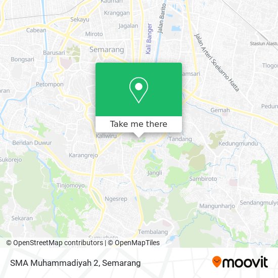 SMA Muhammadiyah 2 map