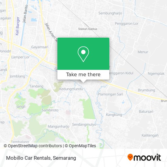 Mobillo Car Rentals map