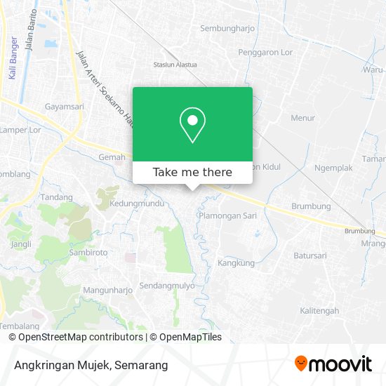 Angkringan Mujek map