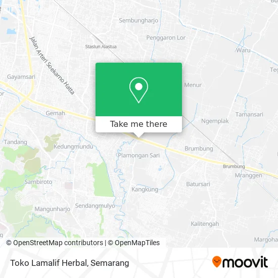 Toko Lamalif Herbal map