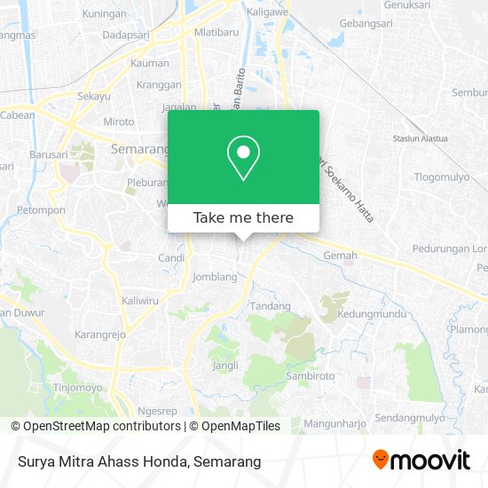 Surya Mitra Ahass Honda map