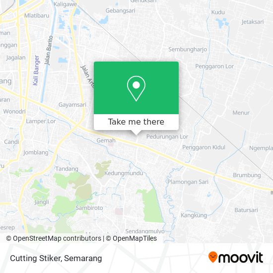 Cutting Stiker map