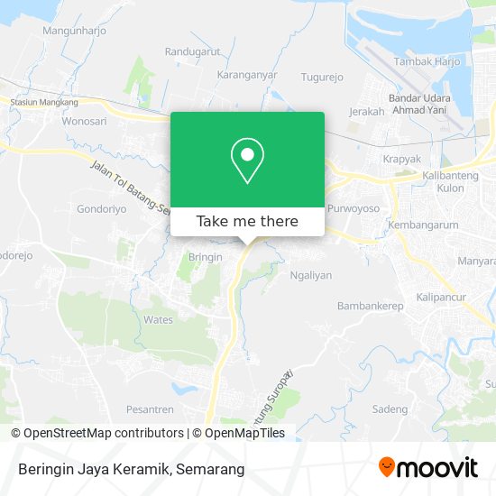 Beringin Jaya Keramik map