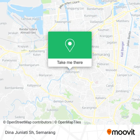 Dina Juniati Sh map