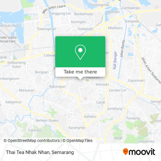 Thai Tea Nhak Nhan map