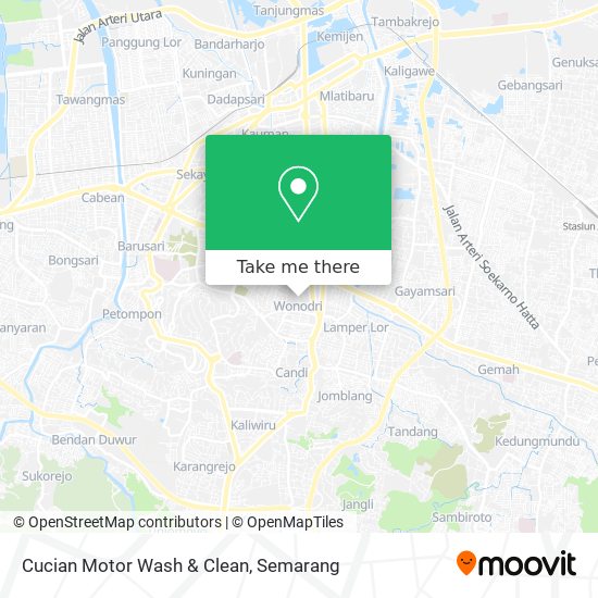 Cucian Motor Wash & Clean map