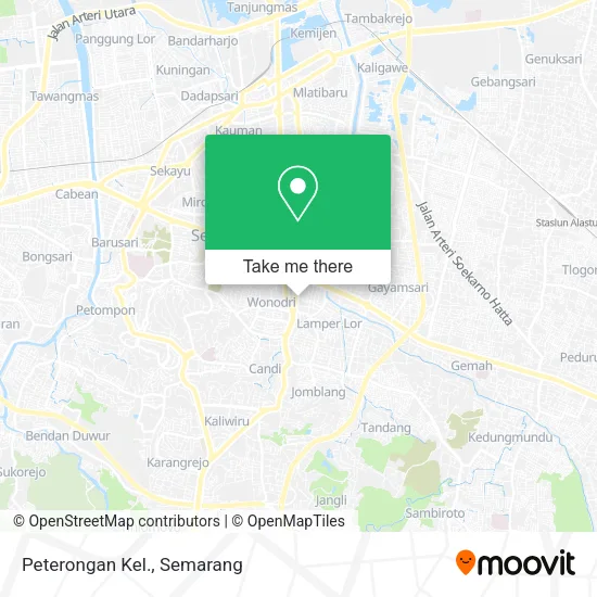 Peterongan Kel. map