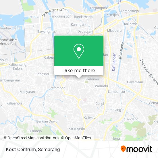 Kost Centrum map