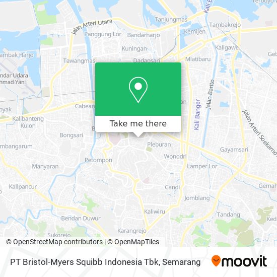 PT Bristol-Myers Squibb Indonesia Tbk map