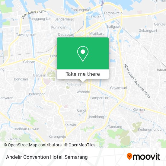 Andelir Convention Hotel map