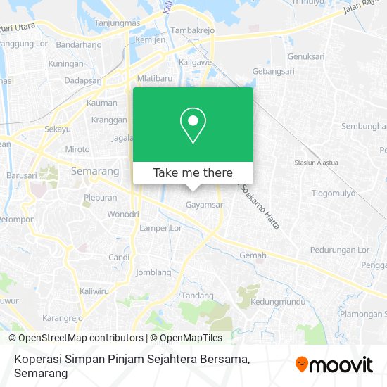 Koperasi Simpan Pinjam Sejahtera Bersama map