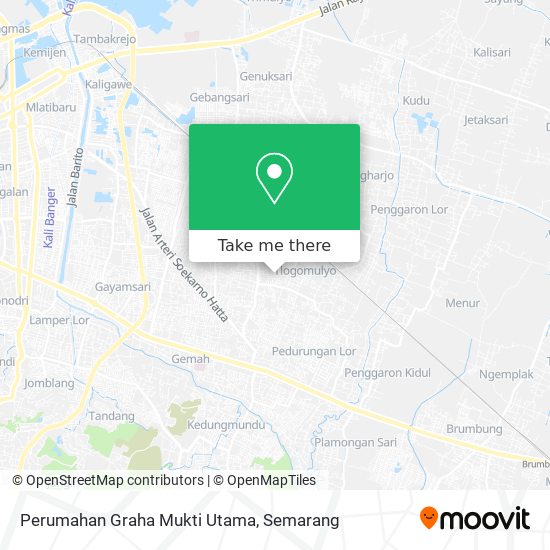 Perumahan Graha Mukti Utama map