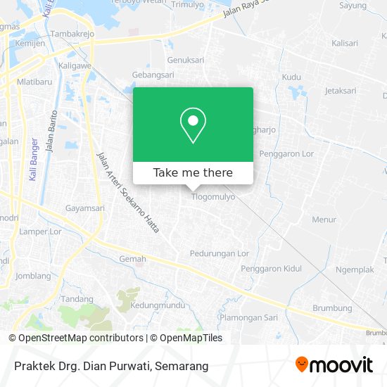 Praktek Drg. Dian Purwati map
