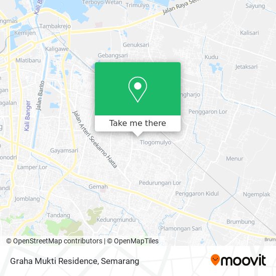 Graha Mukti Residence map