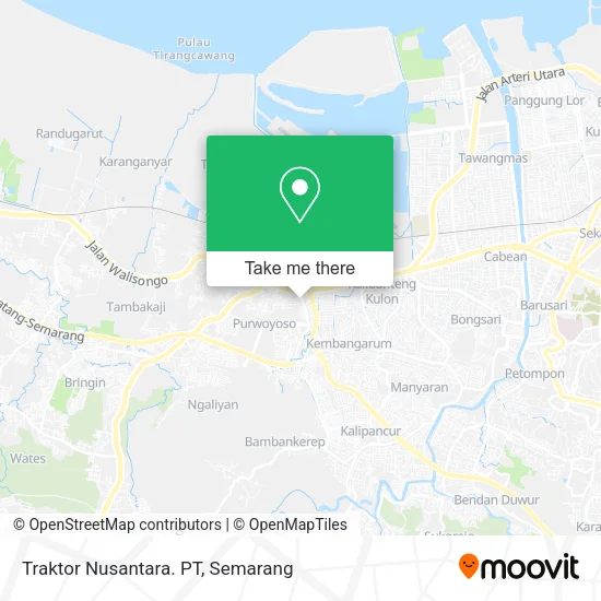 Traktor Nusantara. PT map