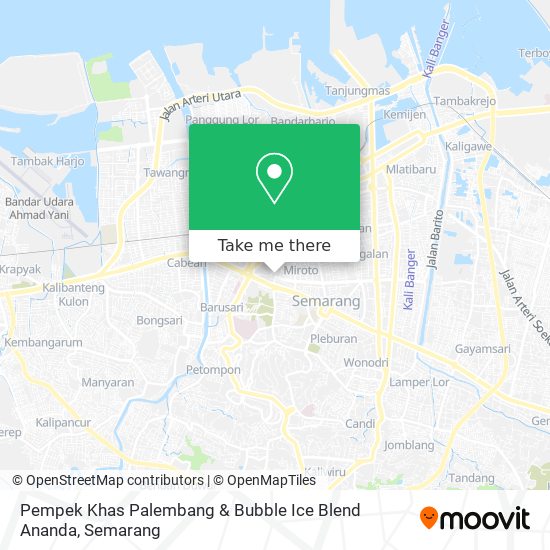 Pempek Khas Palembang & Bubble Ice Blend Ananda map