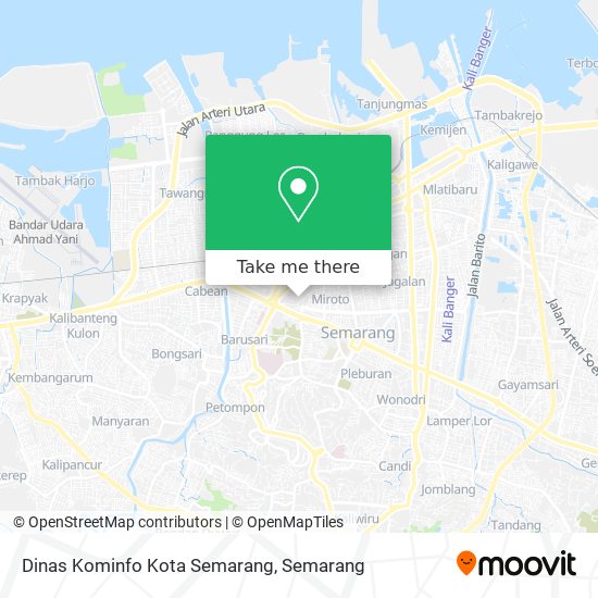 Dinas Kominfo Kota Semarang map