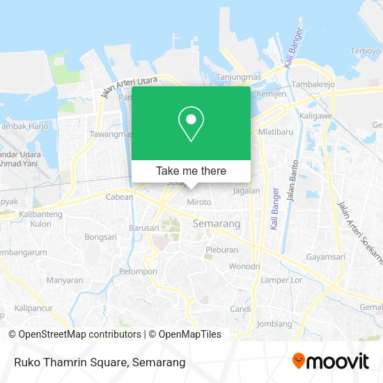 Ruko Thamrin Square map