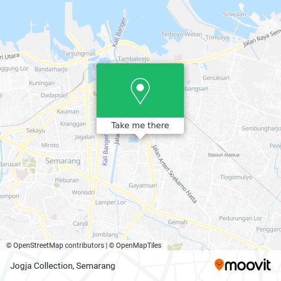 Jogja Collection map