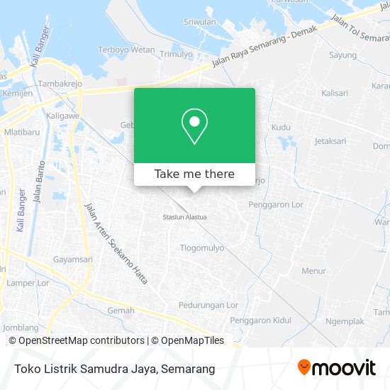 Toko Listrik Samudra Jaya map