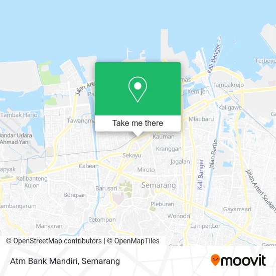 Atm Bank Mandiri map