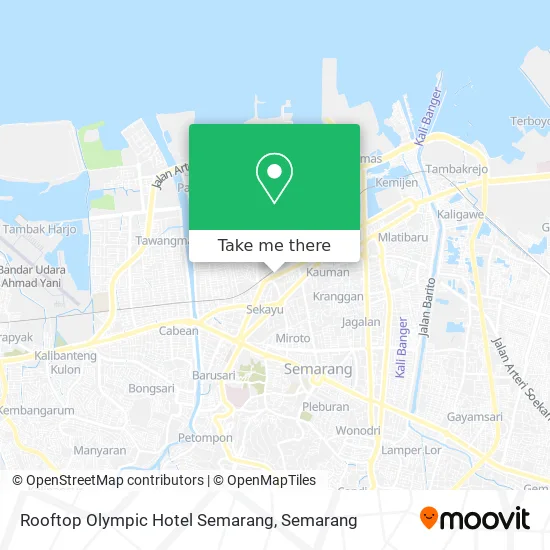 Rooftop Olympic Hotel Semarang map
