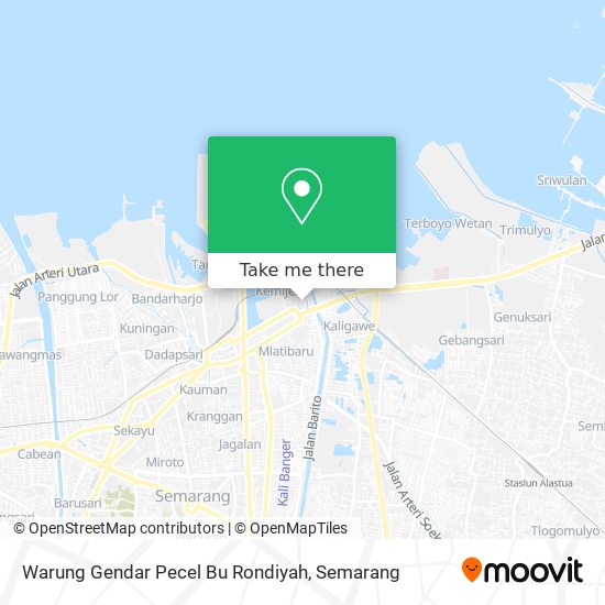 Warung Gendar Pecel Bu Rondiyah map
