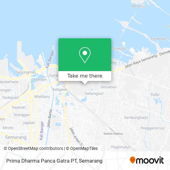 Prima Dharma Panca Gatra PT map