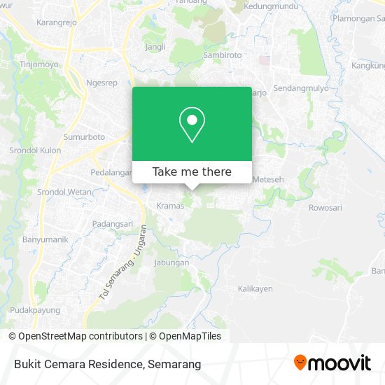 Bukit Cemara Residence map