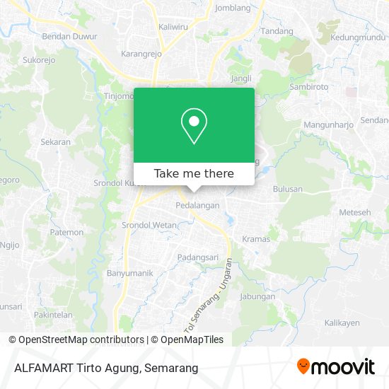 ALFAMART Tirto Agung map