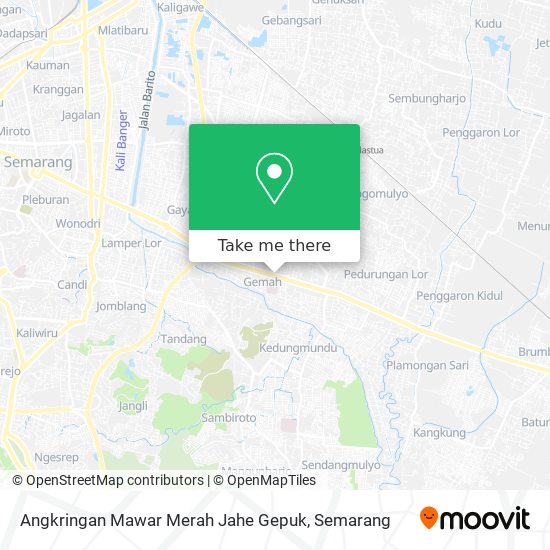 Angkringan Mawar Merah Jahe Gepuk map