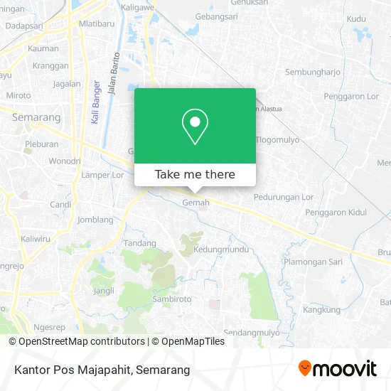 Kantor Pos Majapahit map
