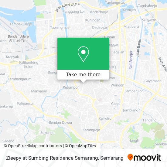 Zleepy at Sumbing Residence Semarang map
