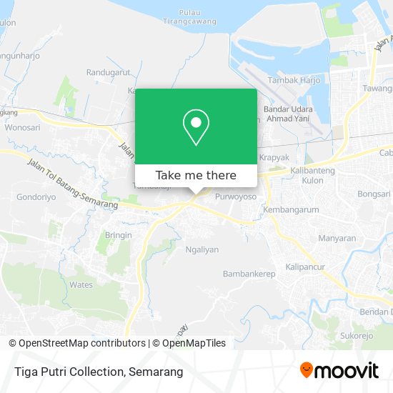 Tiga Putri Collection map