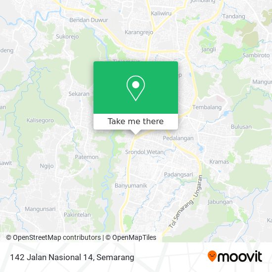 142 Jalan Nasional 14 map