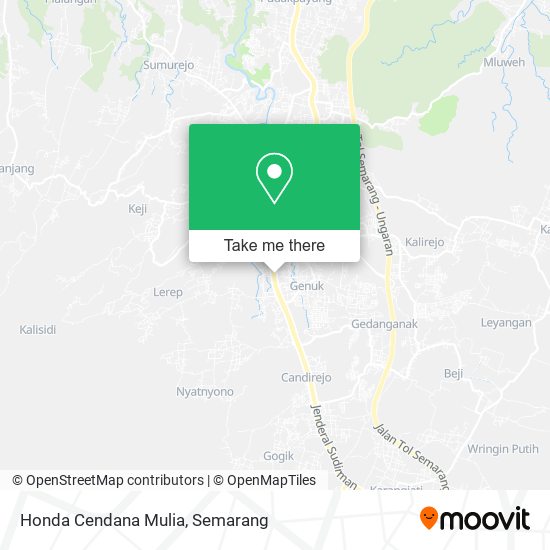 Honda Cendana Mulia map